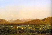 Alexandre Calame View of Geneva from Petit-Saconnex China oil painting reproduction